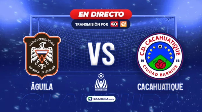 Águila y Cacahuatique miden fuerzas en el Barraza por la décima jornada del Clausura 2026. Repasa lo mejor del partido aquí.