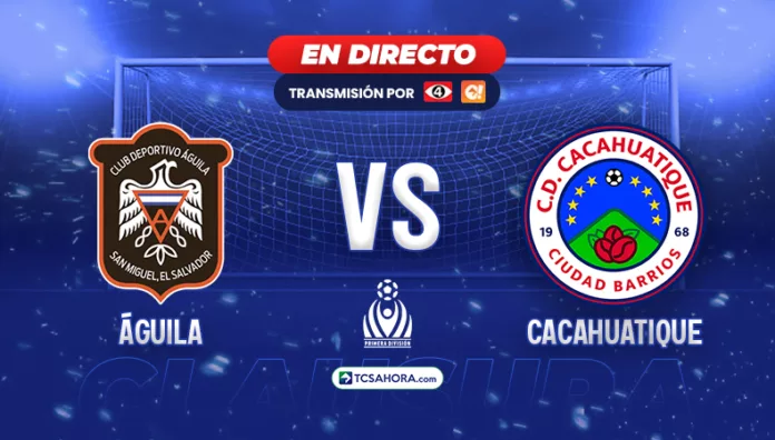 Águila y Cacahuatique miden fuerzas en el Barraza por la décima jornada del Clausura 2026. Repasa lo mejor del partido aquí.