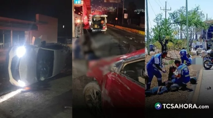 Los accidentes de tránsito registrados este domingo han dejado dos personas fallecidas y varias lesionadas