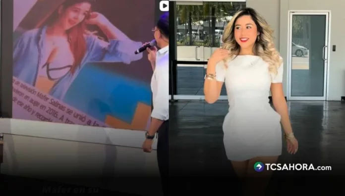 Un televidente sorprendió a la conductora de Prendi2 al compartir en Facebook una imagen suya de 2016.