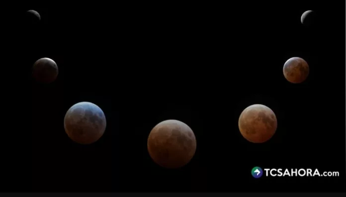 Un eclipse lunar total será visible el 3 de marzo en el territorio salvadoreño, pero ¿a qué hora se podrá observar?