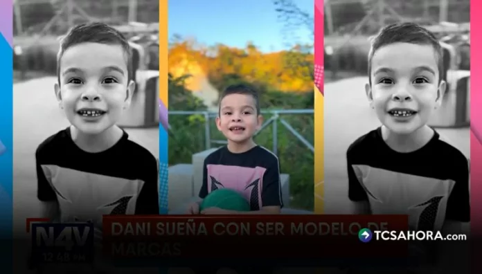 A sus seis años, Dani ya destaca en el mundo del modelaje. Su carisma y talento frente a las cámaras le han permitido participar en campañas publicitarias.