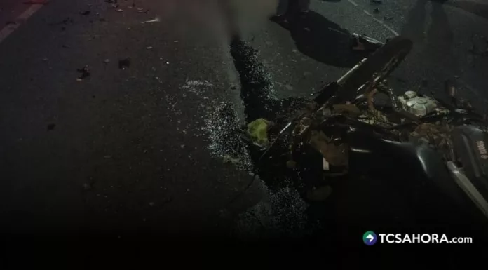 Un motociclista falleció luego de perder el control en el km 134 de la carretera Panamericana, en el sector de la colonia El Sitio, San Miguel Centro.
