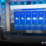 Posibilidad de lluvias esporádicas y temperaturas incrementadas