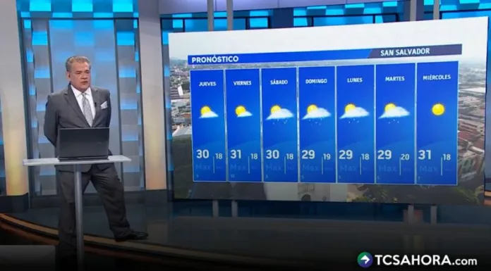 Las temperaturas podrían llegar a 40 ° Para la tarde y noche se prevén algunas lluvias, que podrían estar acompañadas de actividad eléctrica.