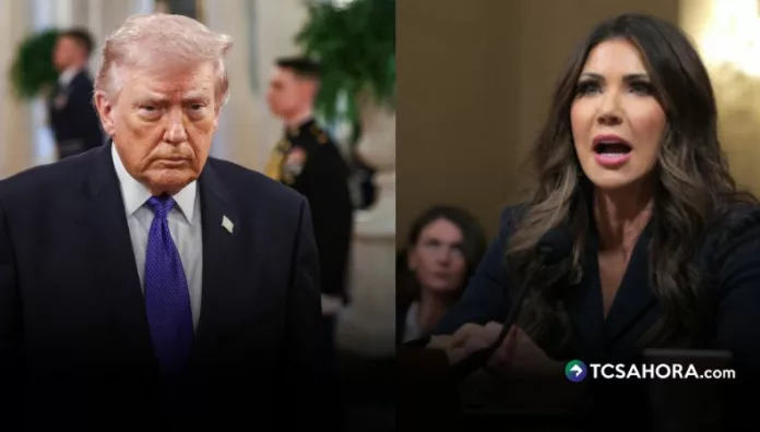 El presidente Trump anunció la salida de Kristi Noem del DHS y nombró al senador Markwayne Mullin como su reemplazo.