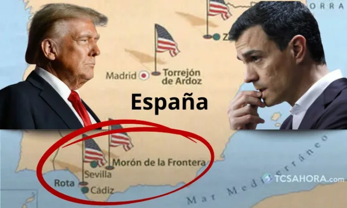 España negó a Estados Unidos el permiso para usar las bases de Rota y de Morón para atacar Irán. Esto generó una crisis entre ambos gobiernos