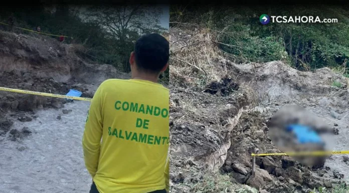 Un hombre de 23 años murió soterrado tras el colapso de un paredón de tierra en la comunidad Corinto 2, en Zaragoza, La Libertad Este.