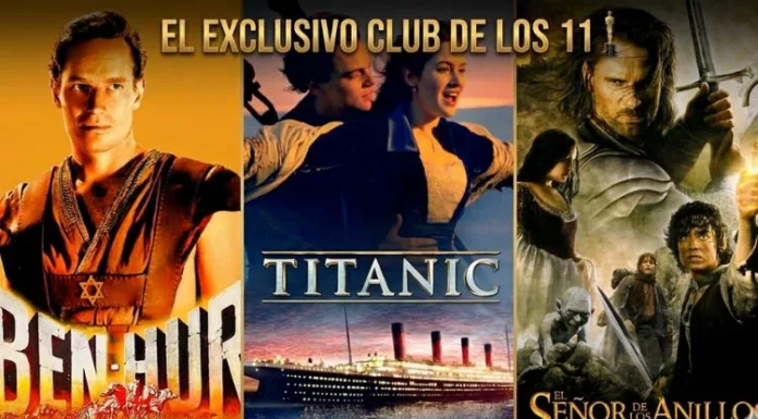 Tres famosas películas conforman el exclusivo club de los 11, son las que más premios Oscar han ganado en la historia, hasta ahora.