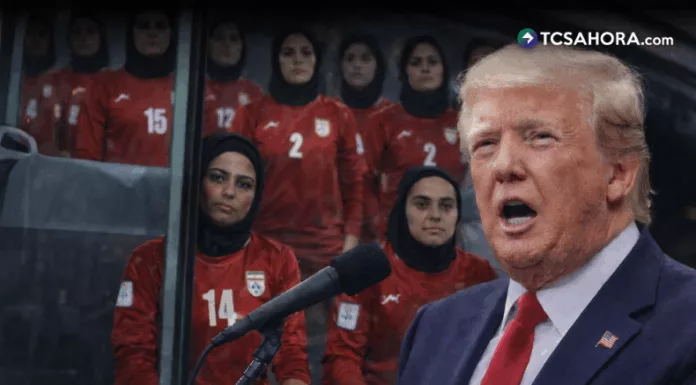 Trump se pronuncia en apoyo a las jugadoras de la selección femenina de Irán ante el temor de posibles represalias si regresan a su país.