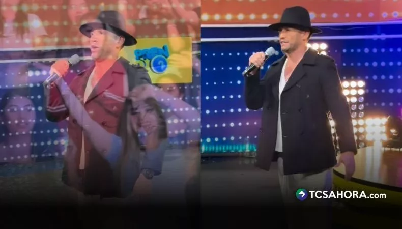 El conductor apareció caracterizado como el cantante guatemalteco y dejó a más de uno preguntándose qué estaba pasando en el set.