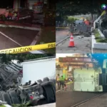 Vuelco de rastra en el bulevar Los Próceres deja una mujer fallecida