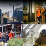 Un fallecido tras incendio en centro comercial de colonia San Benito