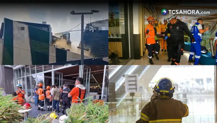 Un hombre murió tras un incendio registrado este mediodía en el centro comercial Bambú, en la colonia San Benito, San Salvador Centro.