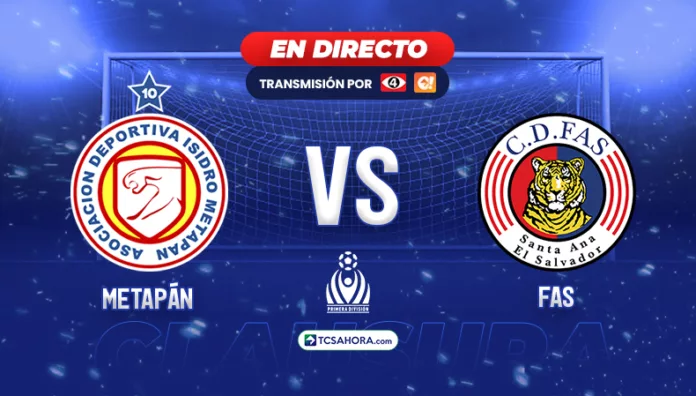 Repasa los detalles del partido de la fecha 12 del Torneo Clausura 2026 de la Liga Mayor de Fútbol entre Metapán y FAS.
