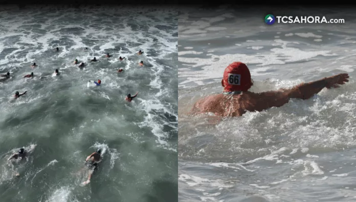 Cruz Roja Salvadoreña realizó la 60.ª edición del “Paso del Hombre”, una exigente prueba de resistencia en mar abierto que reunió a 230 nadadores.