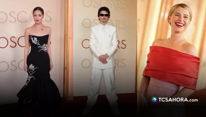 Actrices y actores llegaron al Dolby Theatre con diseños de casas de moda como Dior, Chanel, Givenchy y Louis Vuitton.