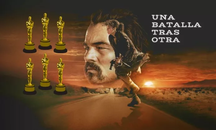 Una batalla tras otra se llevó 6 de los 13 Oscar a los que estaba nominada, incluyendo mejor película, director, guion adaptado y actor de reparto.