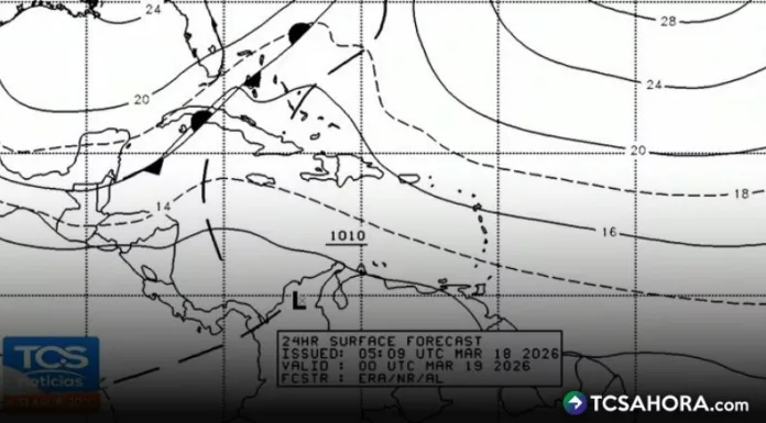 Presencia de vientos y ráfagas de viento, de hasta 45 km/h. El ambiente se mantendrá caluroso y con lluvias en la franja volcánica del país.