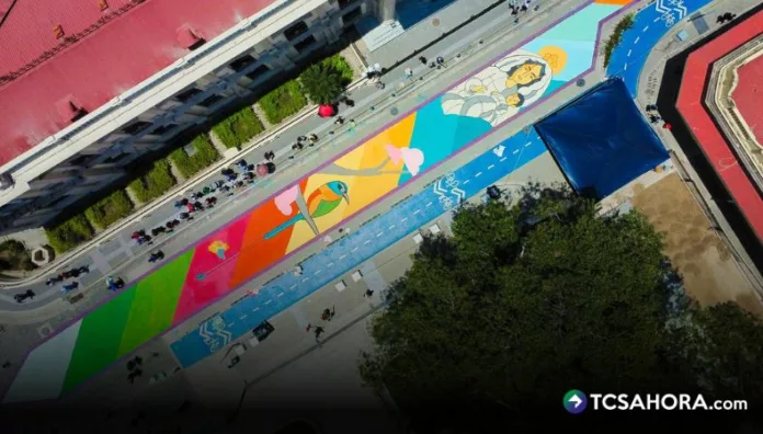 La alfombra tendrá 1,700 metros de longitud, en Centro Histórico de San Salvador, y será la más grande para Semana Santa en El Salvador.