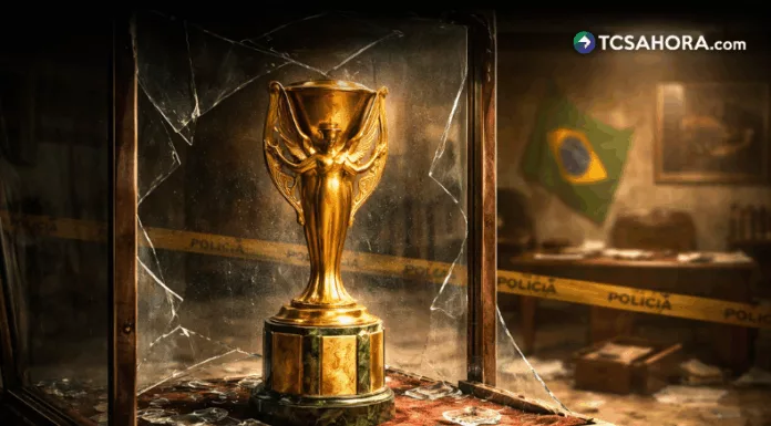 El trofeo del Mundial que desapareció en Brasil en 1983 y, a diferencia de otros robos, jamás volvió a ser recuperado por las autoridades.