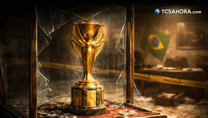El trofeo del Mundial que desapareció en Brasil en 1983 y, a diferencia de otros robos, jamás volvió a ser recuperado por las autoridades.