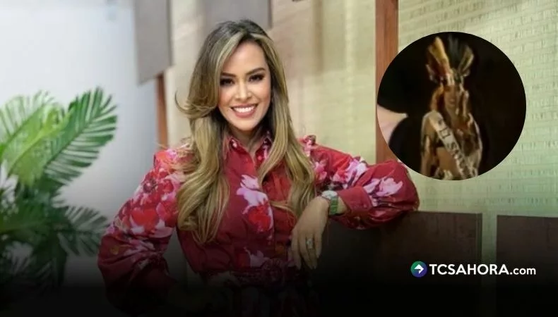 Luciana reaccionó sorprendida al ver por primera vez imágenes de su participación en 1997, donde ganó un importante reconocimiento.