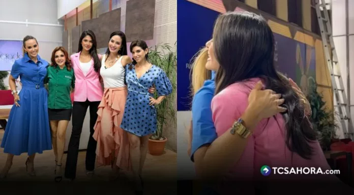 La Miss Universo 2023 llegó al Foro 4 de TCS y compartió un momento cercano con las conductoras.