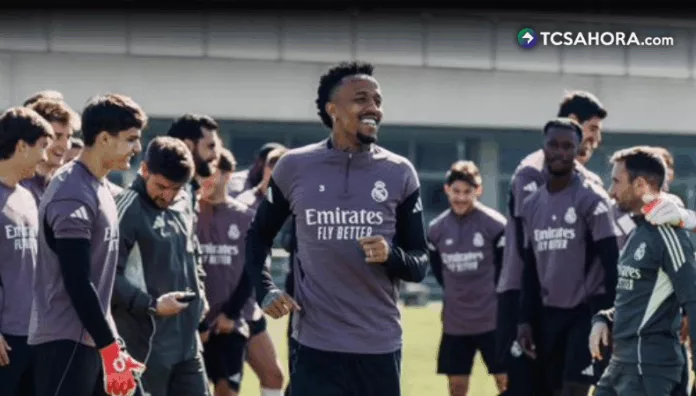 El defensor del Real Madrid, Éder Militão apunta a volver a la competición el próximo 4 de abril tras superar su lesión.