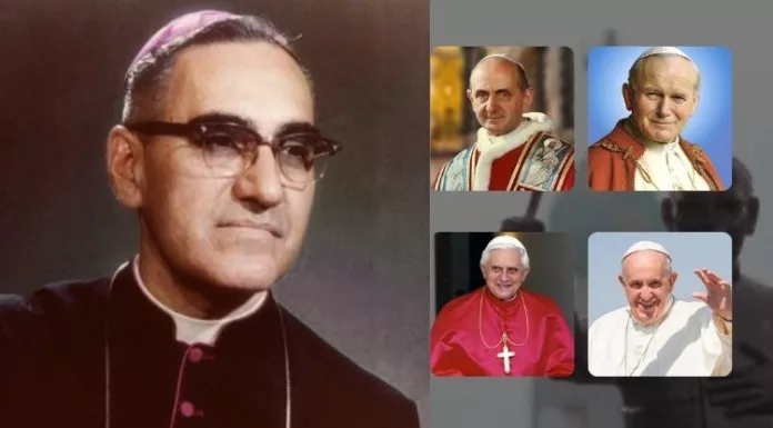 La relación de Monseñor Óscar Arnulfo Romero con los Papas de la iglesia fue compleja, antes y después su martirio hace 46 años, pero culminó con su canonización