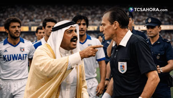 El Mundial de 1982 dejó una de las escenas más insólitas en la historia del fútbol, cuando un jeque cambió una decisión arbitral.