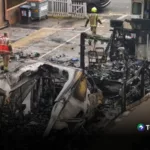 Detienen a dos hombres por incendio de ambulancias de organización judía en Londres