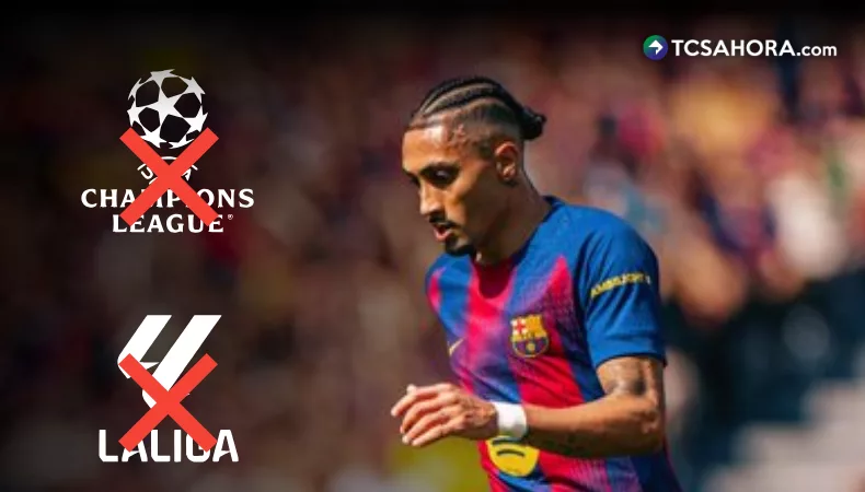 Raphinha estará fuera de las canchas al menos cinco semanas