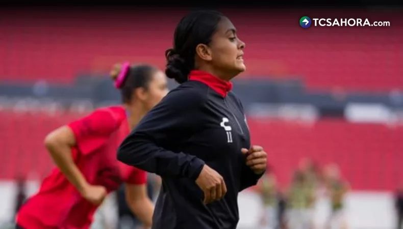 Brenda Cerén anota dos golazos con el Atlas Femenil de México