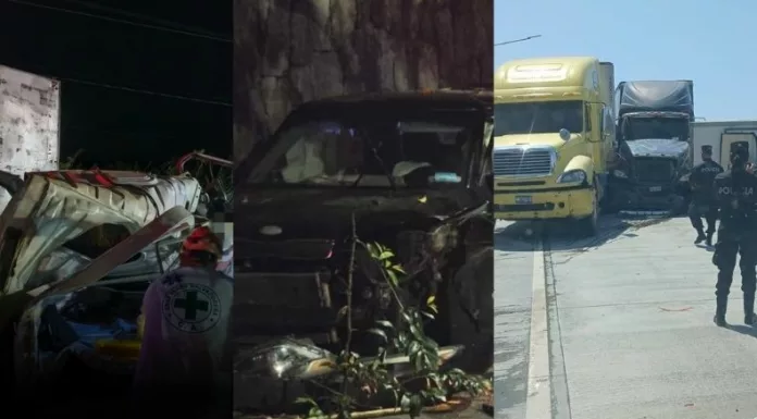 Una serie de accidentes de tránsito registrados en distintos puntos del país dejó varios lesionados y un fallecido en las últimas horas.