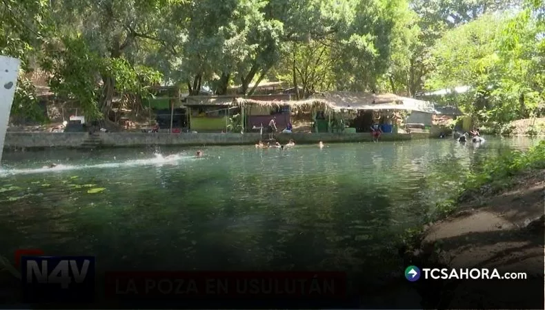 La Poza, en Usulután, resurge como destino natural y atrae a turistas nacionales y extranjeros