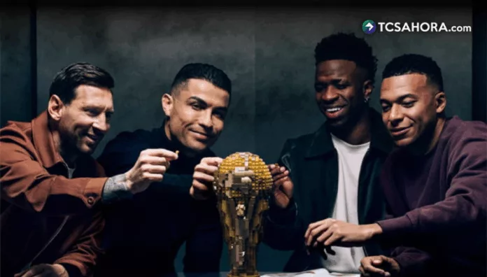 Cuatro de las mayores figuras del fútbol mundial se unen en una campaña de LEGO que causa impacto global, combinando creatividad, nostalgia de cara al Mundial 2026.