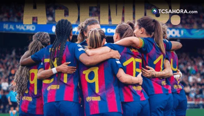 El Barcelona Femenino selló su clasificación a semifinales de la UEFA Women's Champions League tras golear al Real Madrid en cuartos.