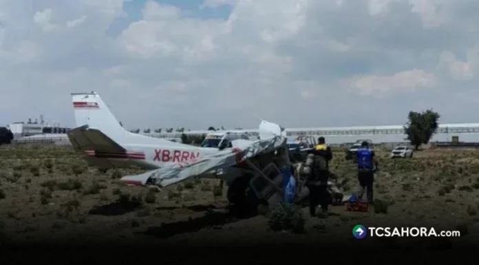 U La aeronave perdió comunicación minutos después de despegar y terminó impactando en una zona agrícola.