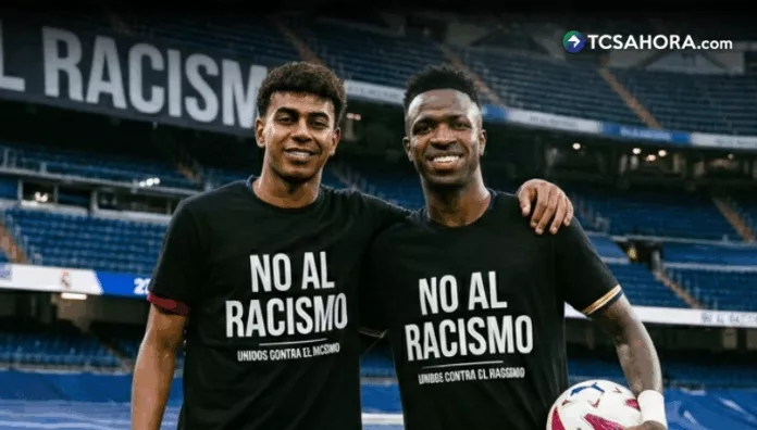 El brasileño Vinícius Jr respaldó públicamente a Lamine Yamal tras los cánticos islamófobos en el amistoso entre España y Egipto.