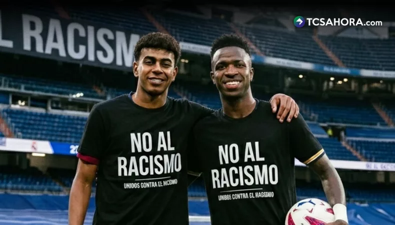 Vinícius apoyó las palabras de Lamine: “La lucha es de todos, no podemos callar”