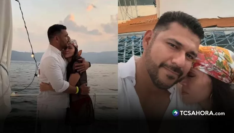 El presentador de TL2 dejó ver con quién arrancó su nueva vuelta al sol en un paseo al atardecer y muy enamorado.