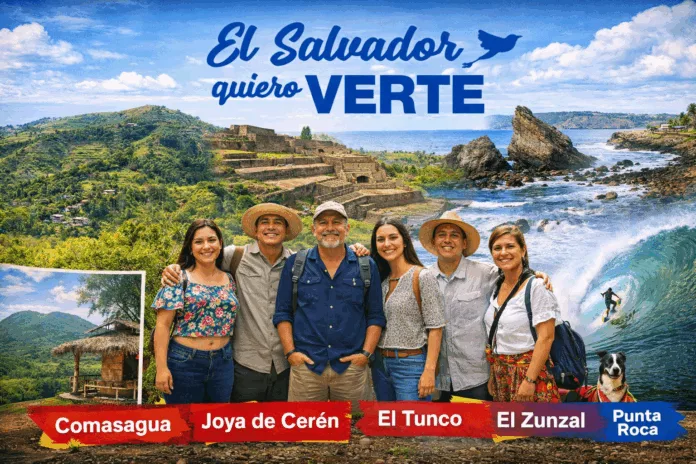 Comasagua, Joya de Cerén, El Tunco, El Zunzal y Punta Roca protagonizan el episodio 3 de El Salvador, quiero verte.