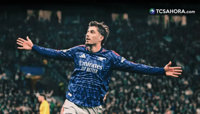El Arsenal se impuso 0-1 al Sporting CP en la ida de cuartos de final de la UEFA Champions League, gracias a un gol agónico de Havertz.