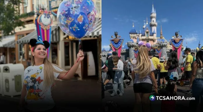 La conductora mostró parte de su visita a Disneyland con fotos y videos que dejan ver momentos muy cercanos durante el recorrido.