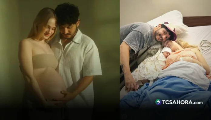 El conductor compartió una imagen desde el hospital junto a Polina y su bebé, dejando ver el primer momento tras el nacimiento.