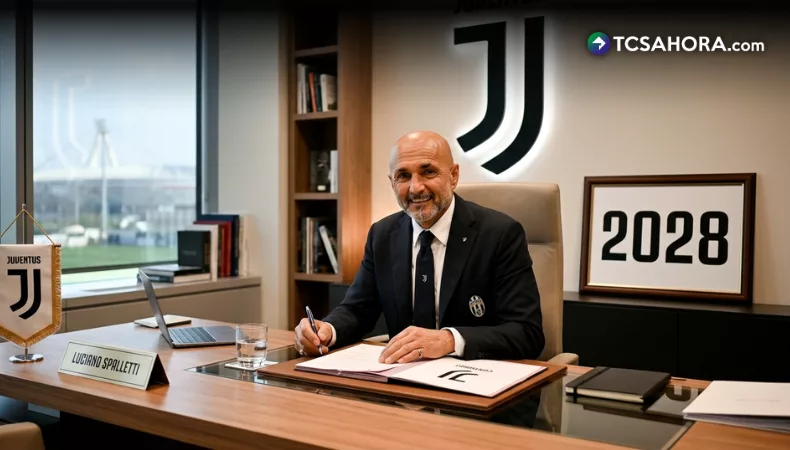 Spalletti cerca de renovar con la Juventus hasta 2028