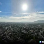 Sin lluvia, con viento y calor que podría llegar o pasar los 40° Celsius