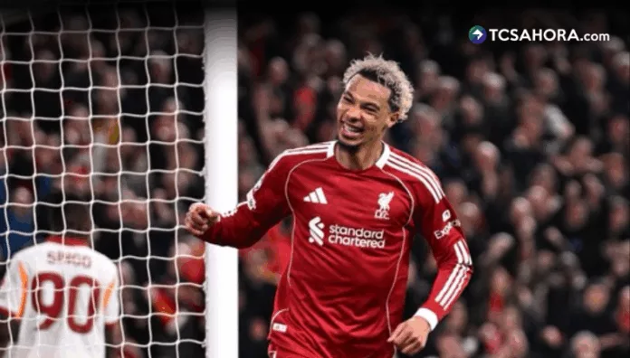 Hugo Ekitike sufrió una dura lesión durante el duelo entre Liverpool y PSG por la vuelta de cuartos de final de la Champions League.