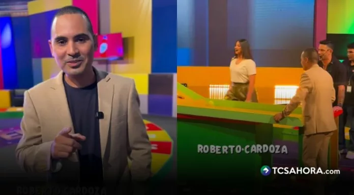 Roberto Cardoza apareció en el set del programa 